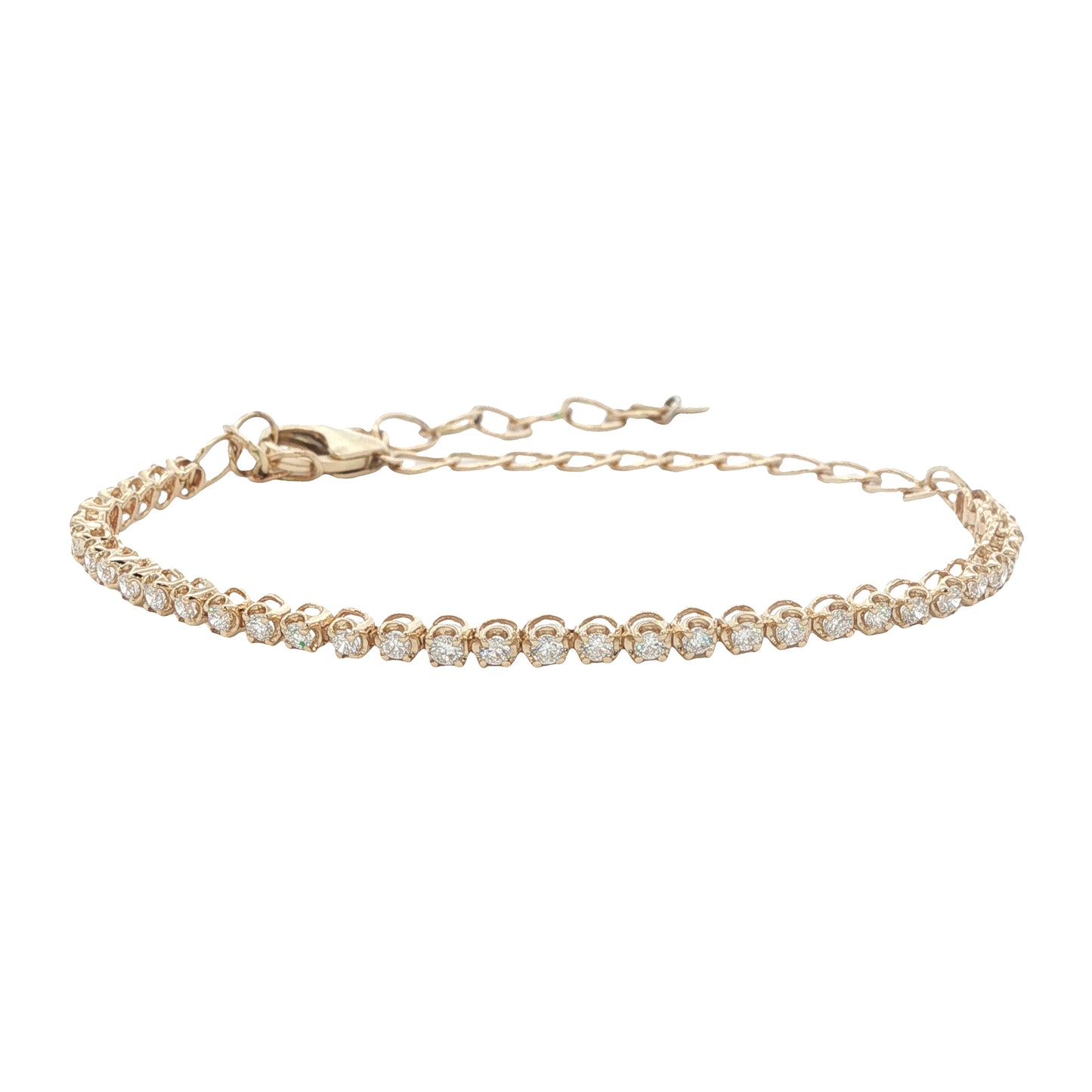 14K Yellow Gold 0.51ct Diamond Bracelet