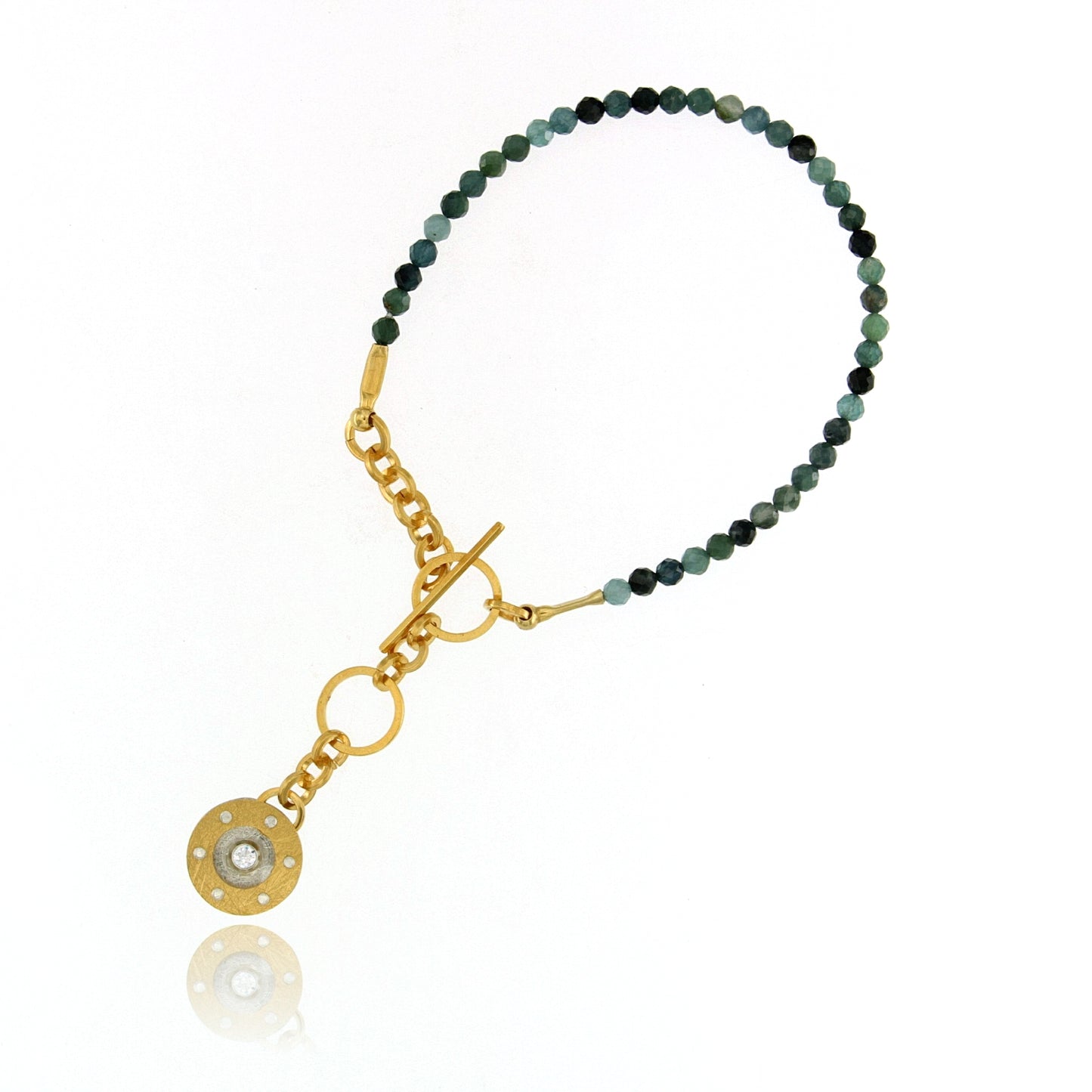 Mysterium Collection Vermeil Blue Tourmaline Bracelet