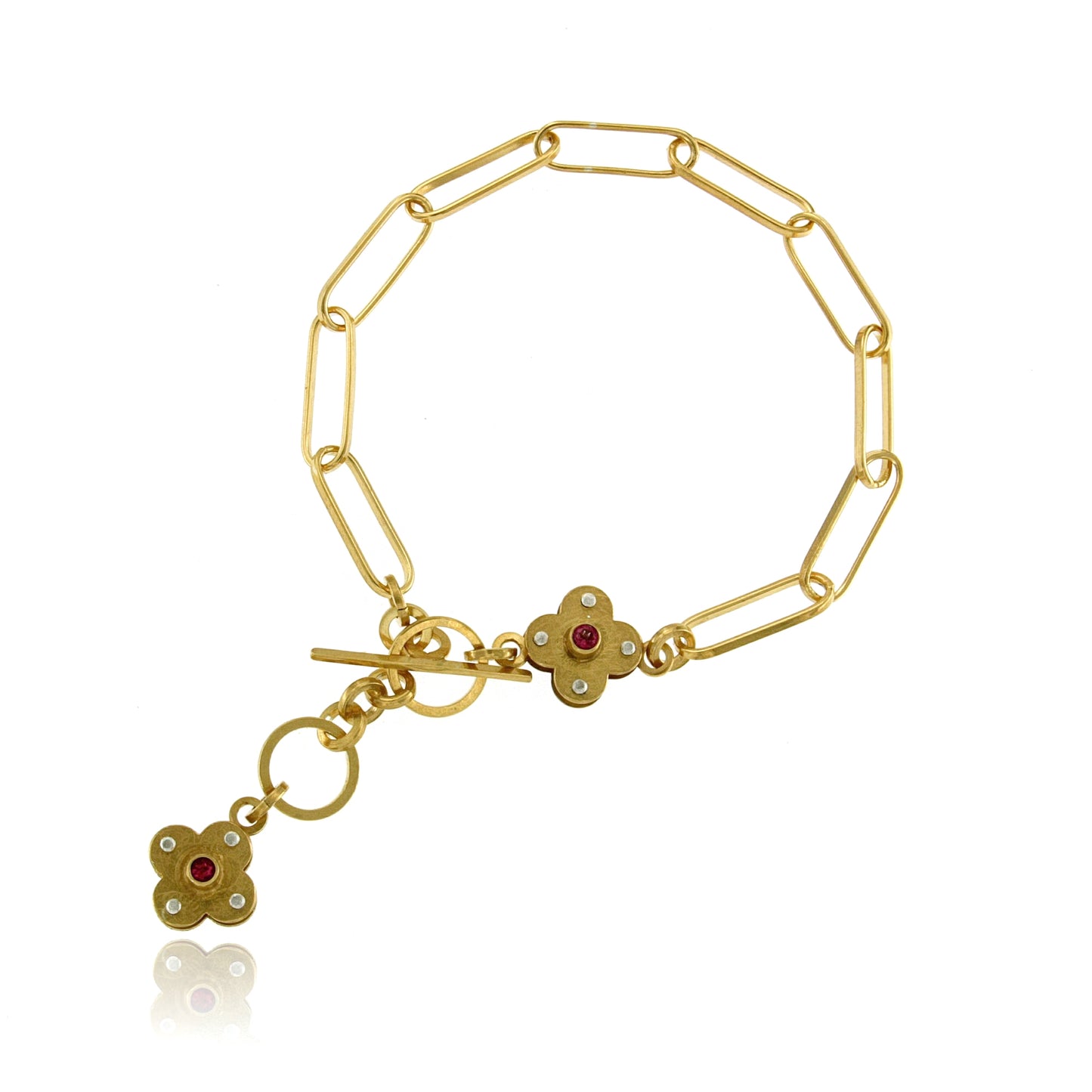 Mysterium Collection Vermeil Pink Topaz Bracelet