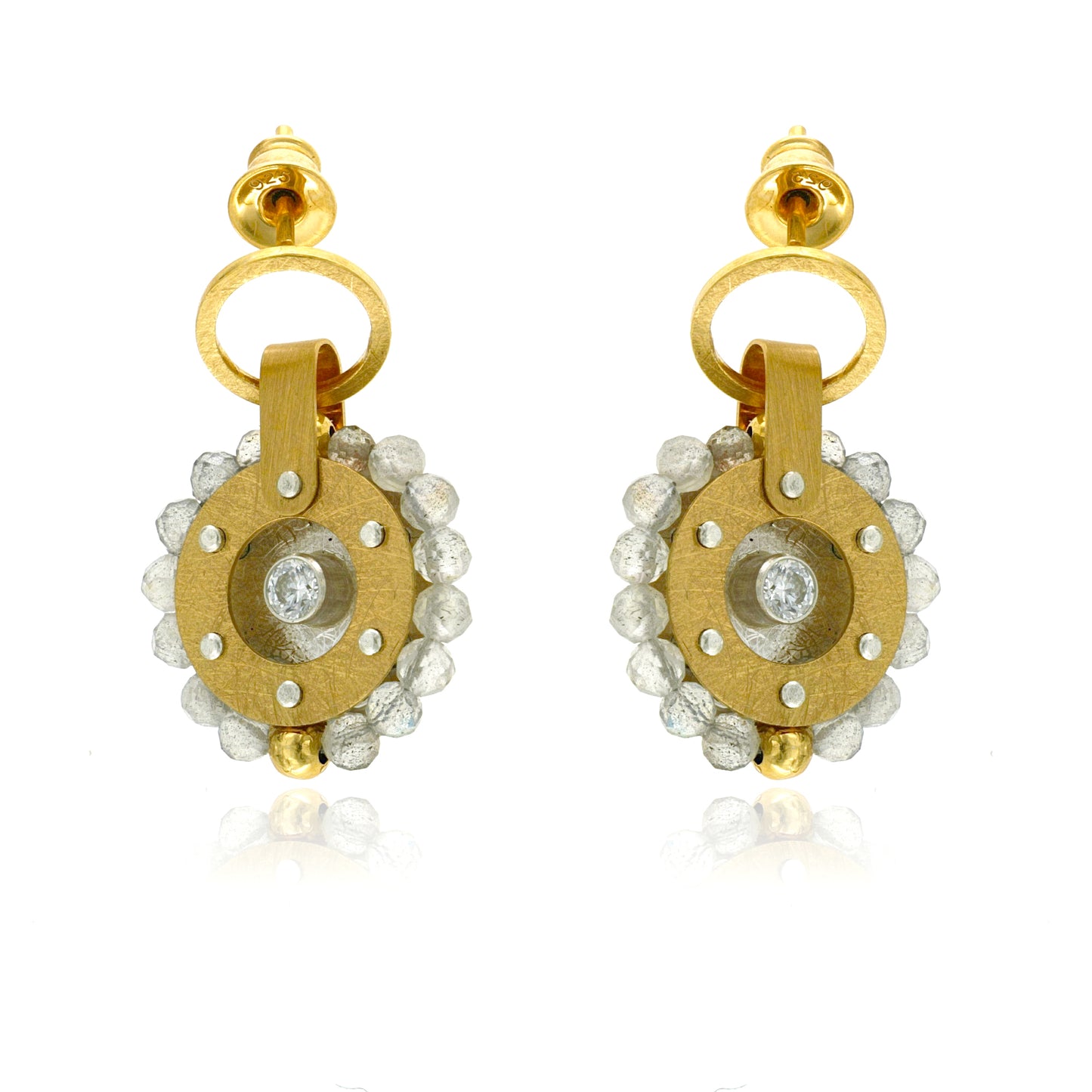 Mysterium Collection Vermeil Labradorite Earrings