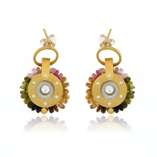 Mysterium Collection Vermeil Tourmaline Earrings