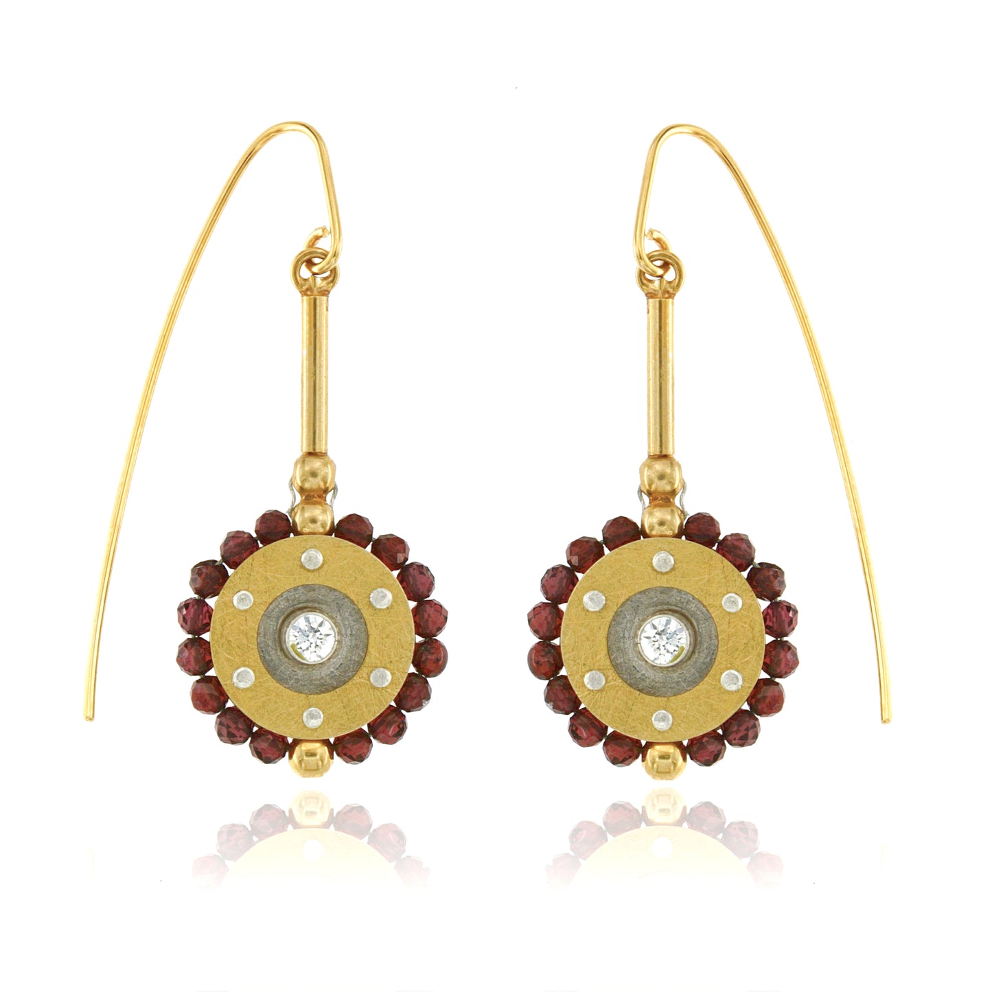 Mysterium Collection Vermeil Garnet Earrings
