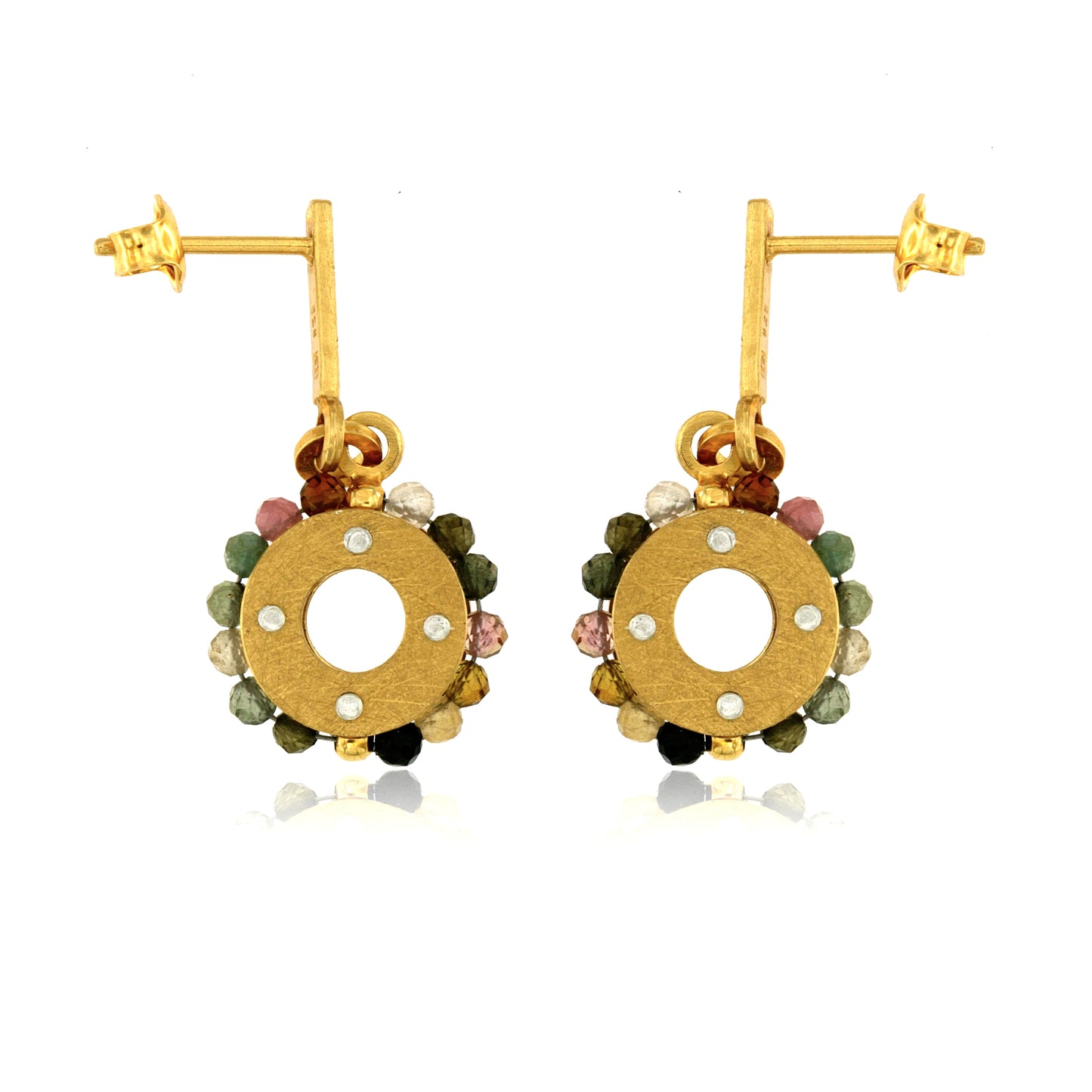Mysterium Collection Vermeil Tourmaline Earrings