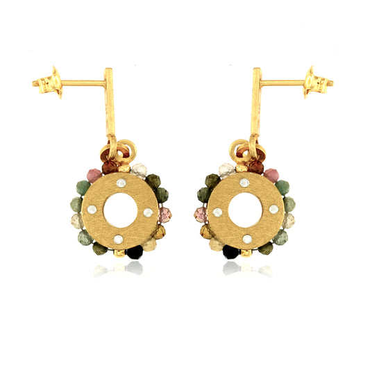 Mysterium Collection Vermeil Tourmaline Earrings