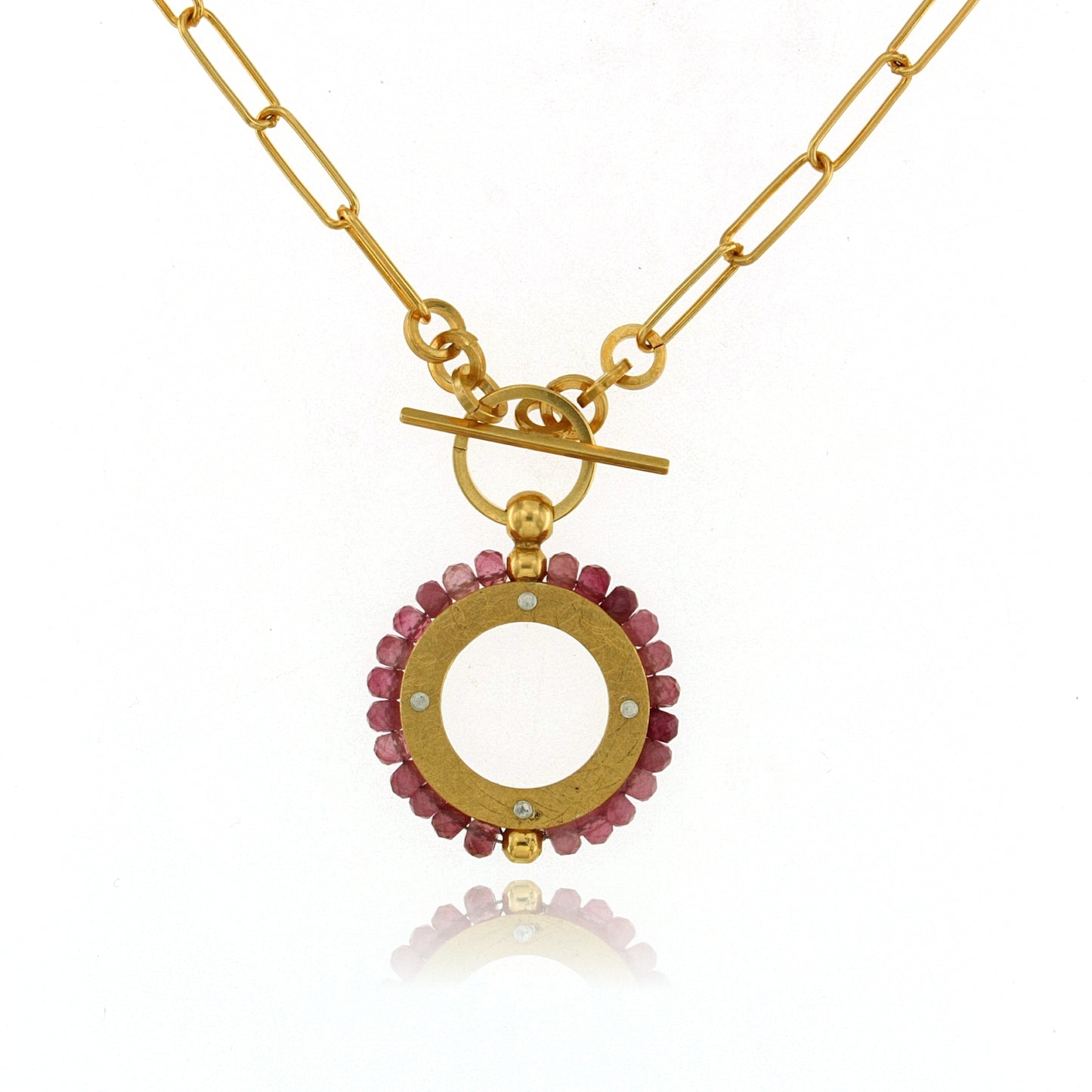 Mysterium Collection Vermeil Pink Tourmaline Necklace