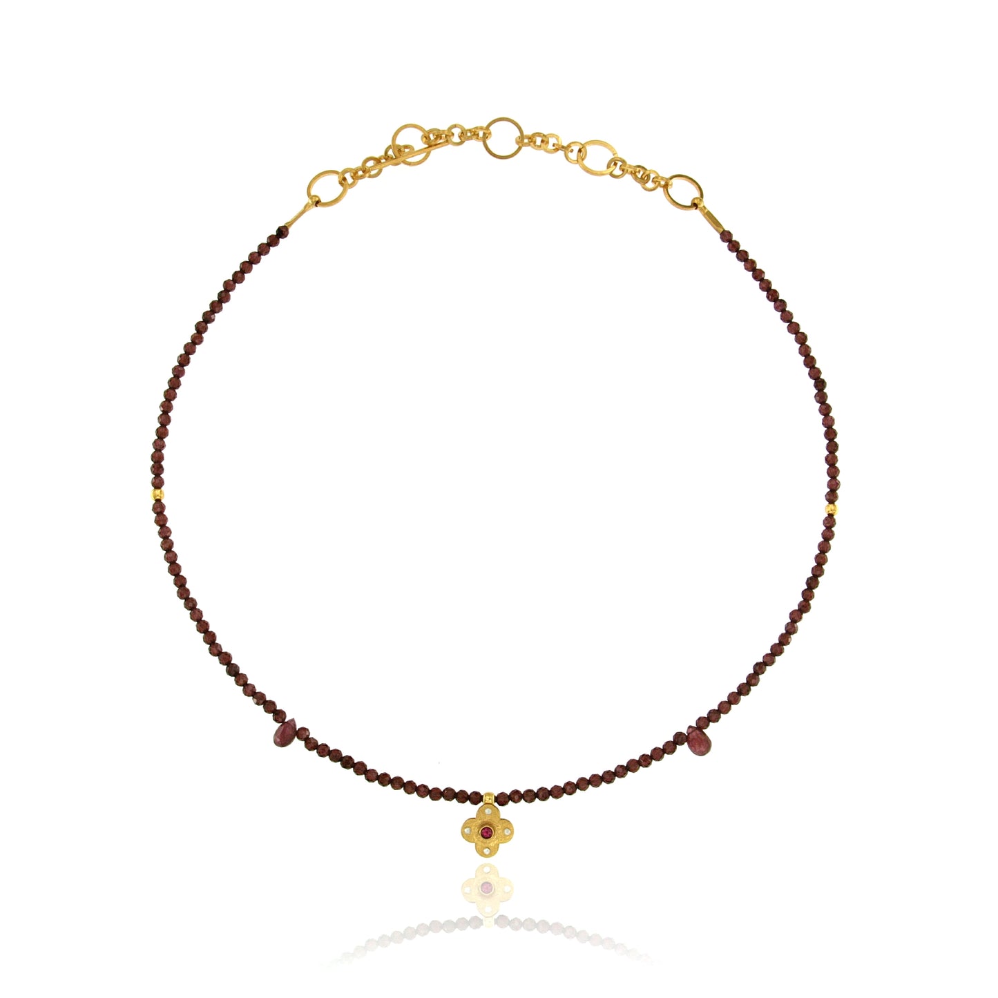 Mysterium Collection Vermeil Garnet Necklace