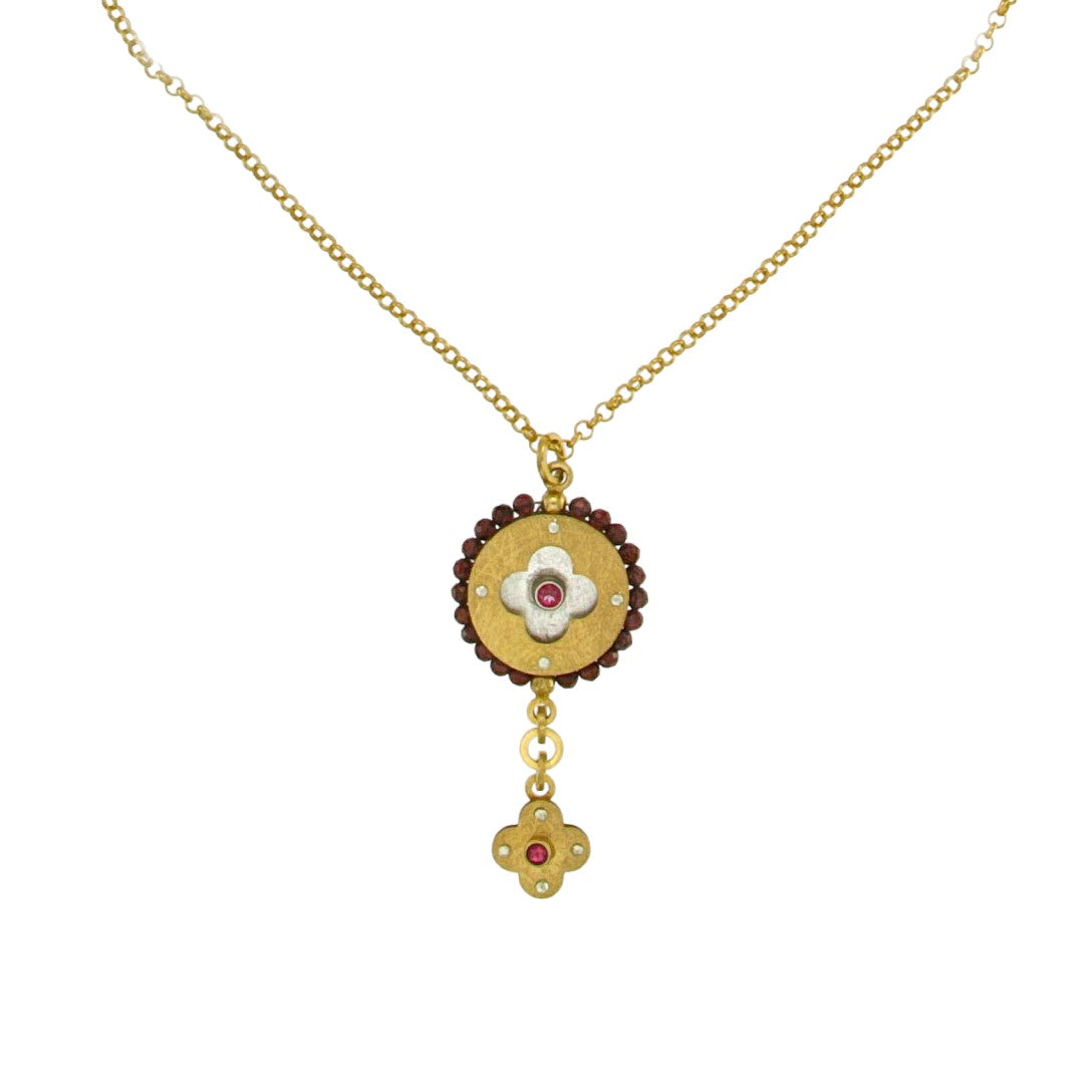 Mysterium Collection Vermeil Garnet Pendant