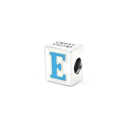 Cristy Cali Enameled Couture Street Tile Initial Charms