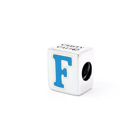 Cristy Cali Enameled Couture Street Tile Initial Charms