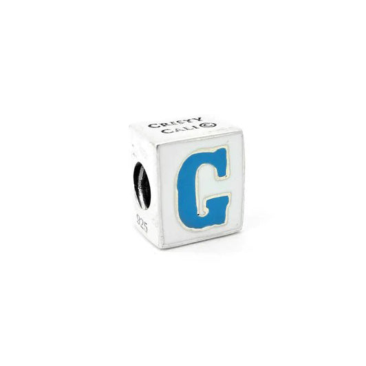 Cristy Cali Enameled Couture Street Tile Initial Charms