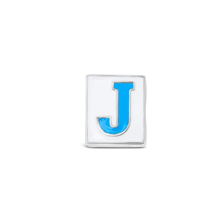 Cristy Cali Enameled Couture Street Tile Initial Charms
