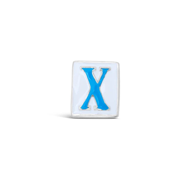 Cristy Cali Enameled Couture Street Tile Initial Charms