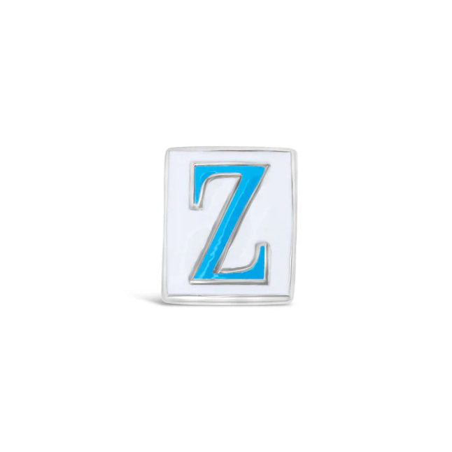 Cristy Cali Enameled Couture Street Tile Initial Charms