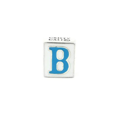 Cristy Cali Enameled Couture Street Tile Initial Charms