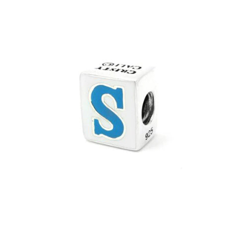 Cristy Cali Enameled Couture Street Tile Initial Charms