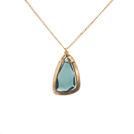 Dana Kellin Collection London Blue Quartz Necklace
