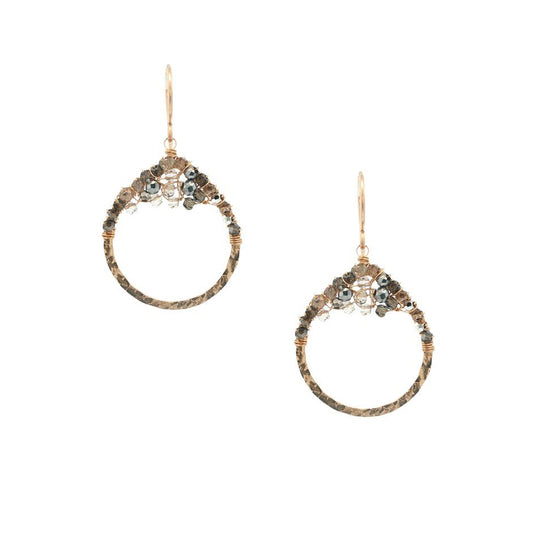 Dana Kellin Collection Moonstone & Quartz Earrings