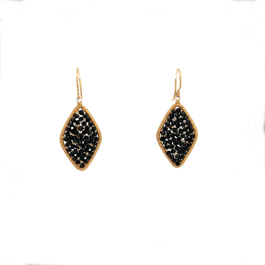 Dana Kellin Collection Hematite Drop Earrings