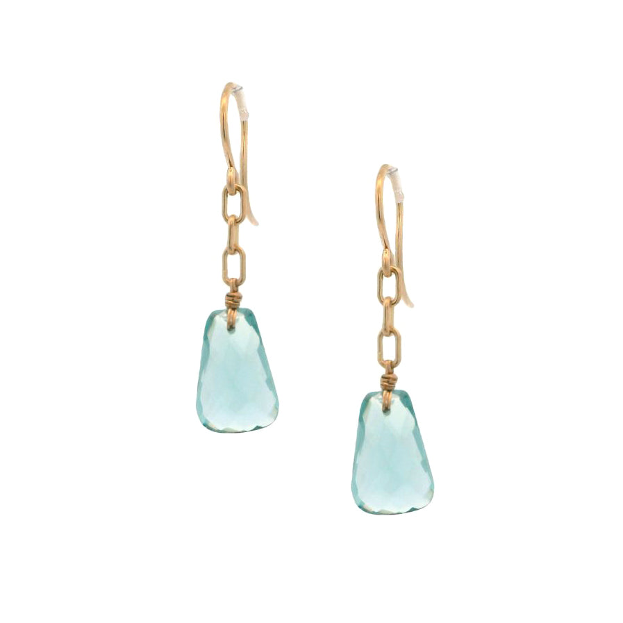 Dana Kellin Collection Teal Quartz Earrings