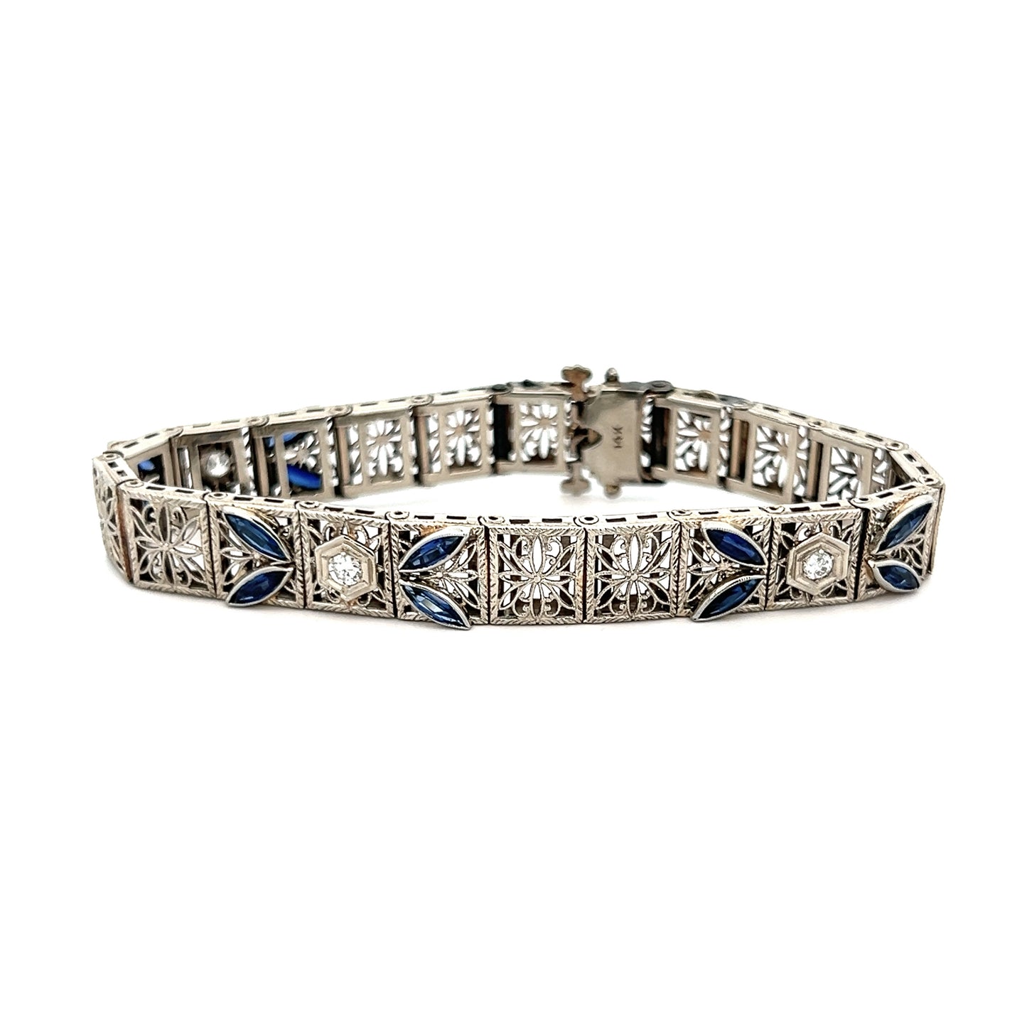 Estate Collection Diamond Art Deco Bracelet