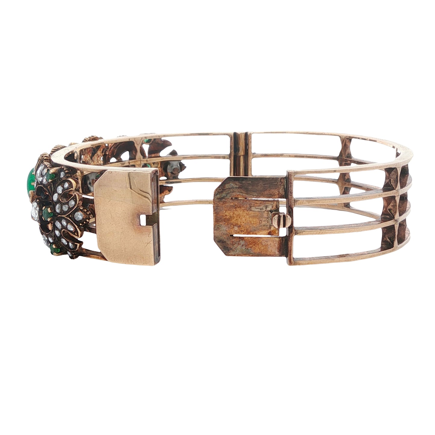 Estate Collection Victorian Emerald & Diamond Bracelet