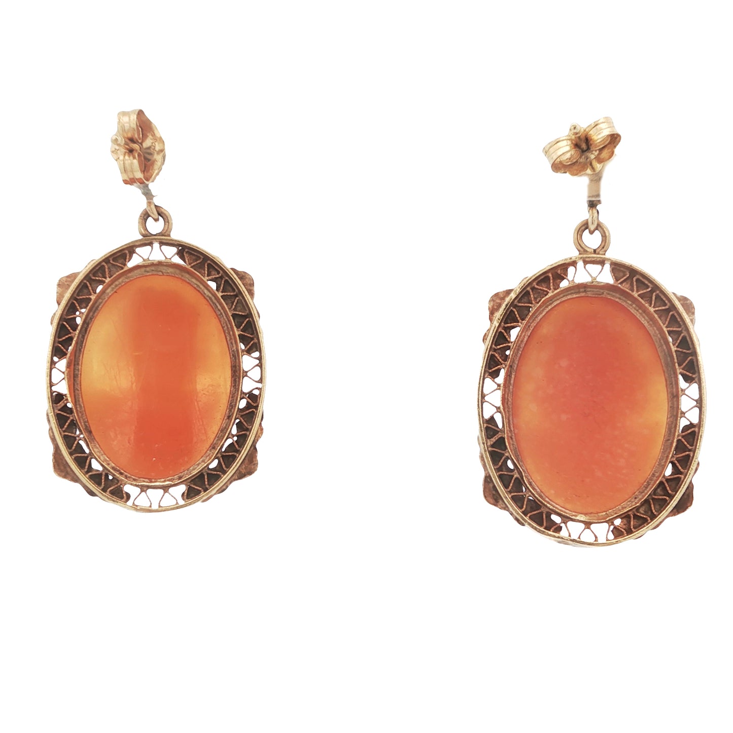 Estate Collection Cameo Earrings
