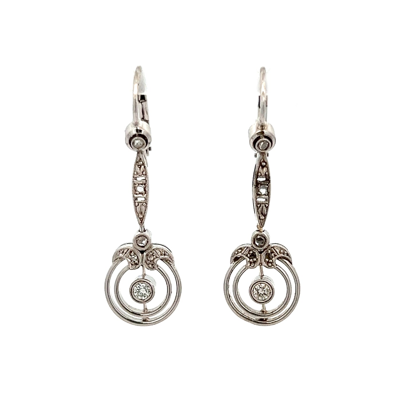 Estate Collection Edwardian Diamond Earrings