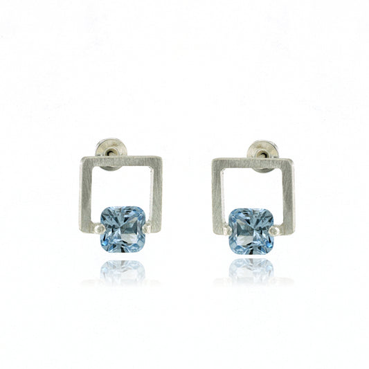 Mysterium Collection Sterling Square Earrings