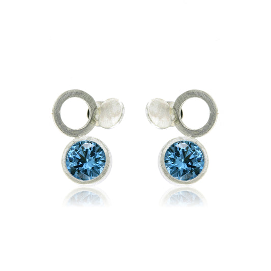 Mysterium Collection Sterling Circle Earrings