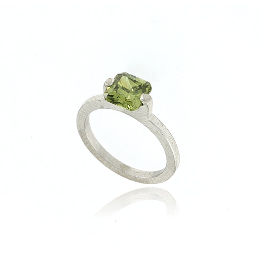 Mysterium Collection Peridot Cubic Zirconia Ring