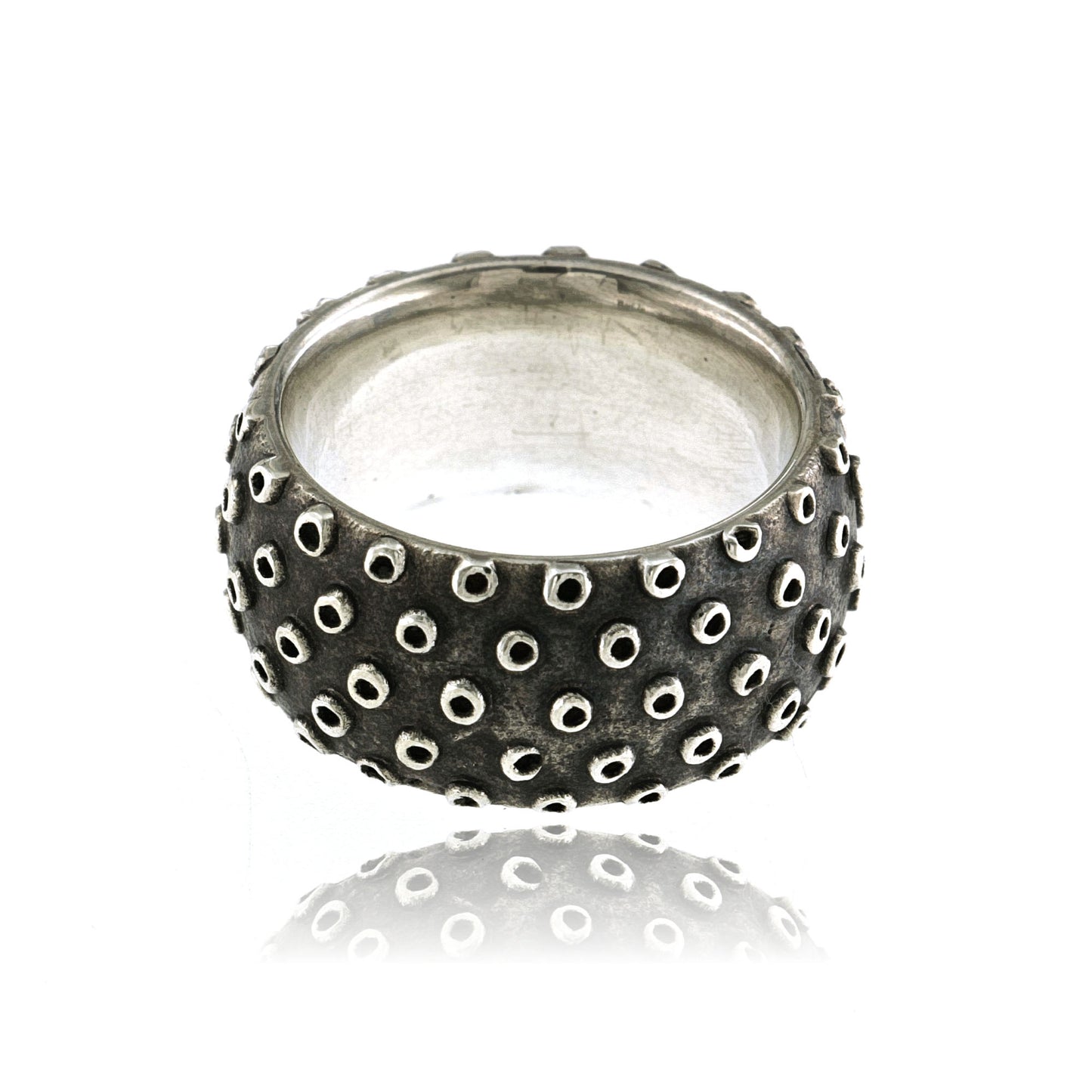 Mysterium Collection Oxidized Dots Ring
