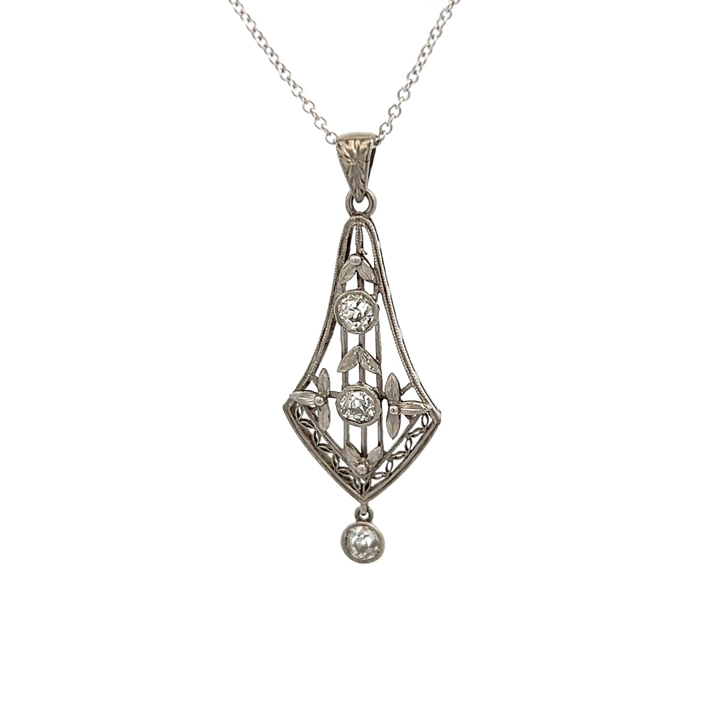 Estate Collection Edwardian Diamond Pendant