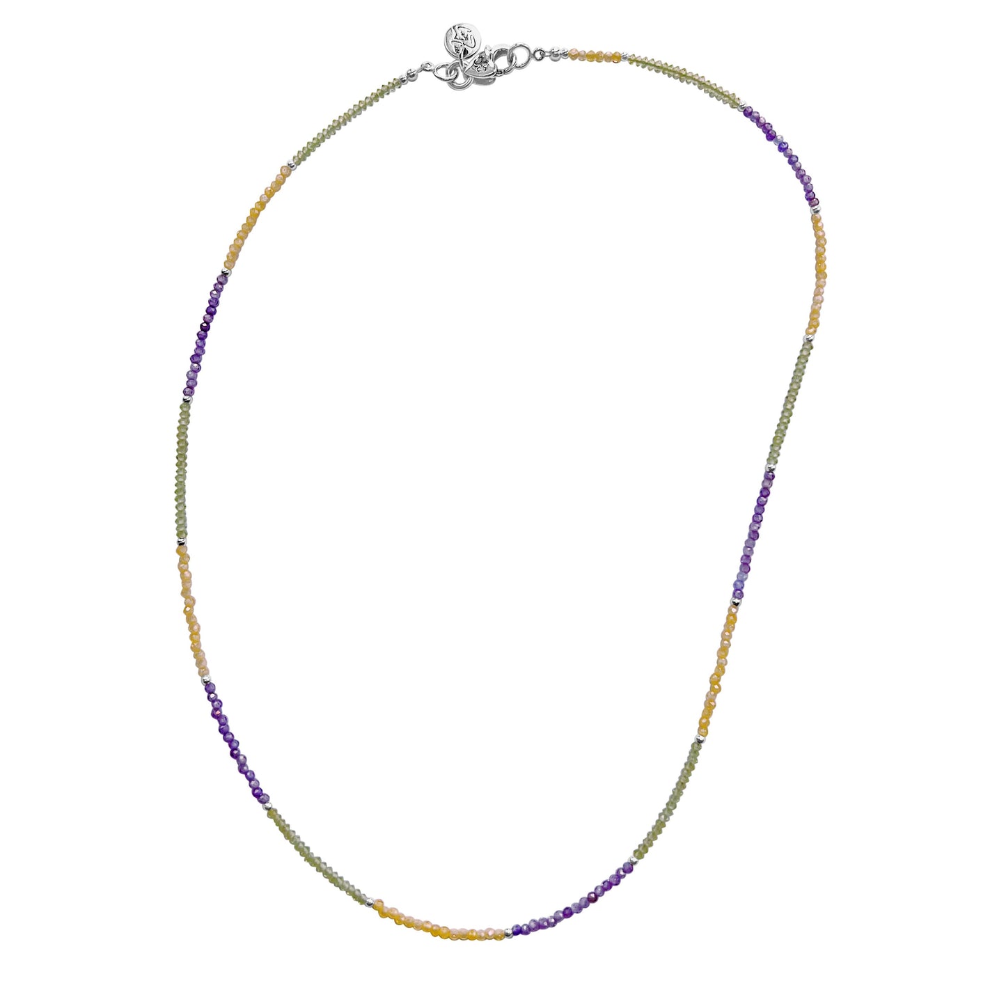 Cristy Cali Mardi Gras King Cake Signature Necklace