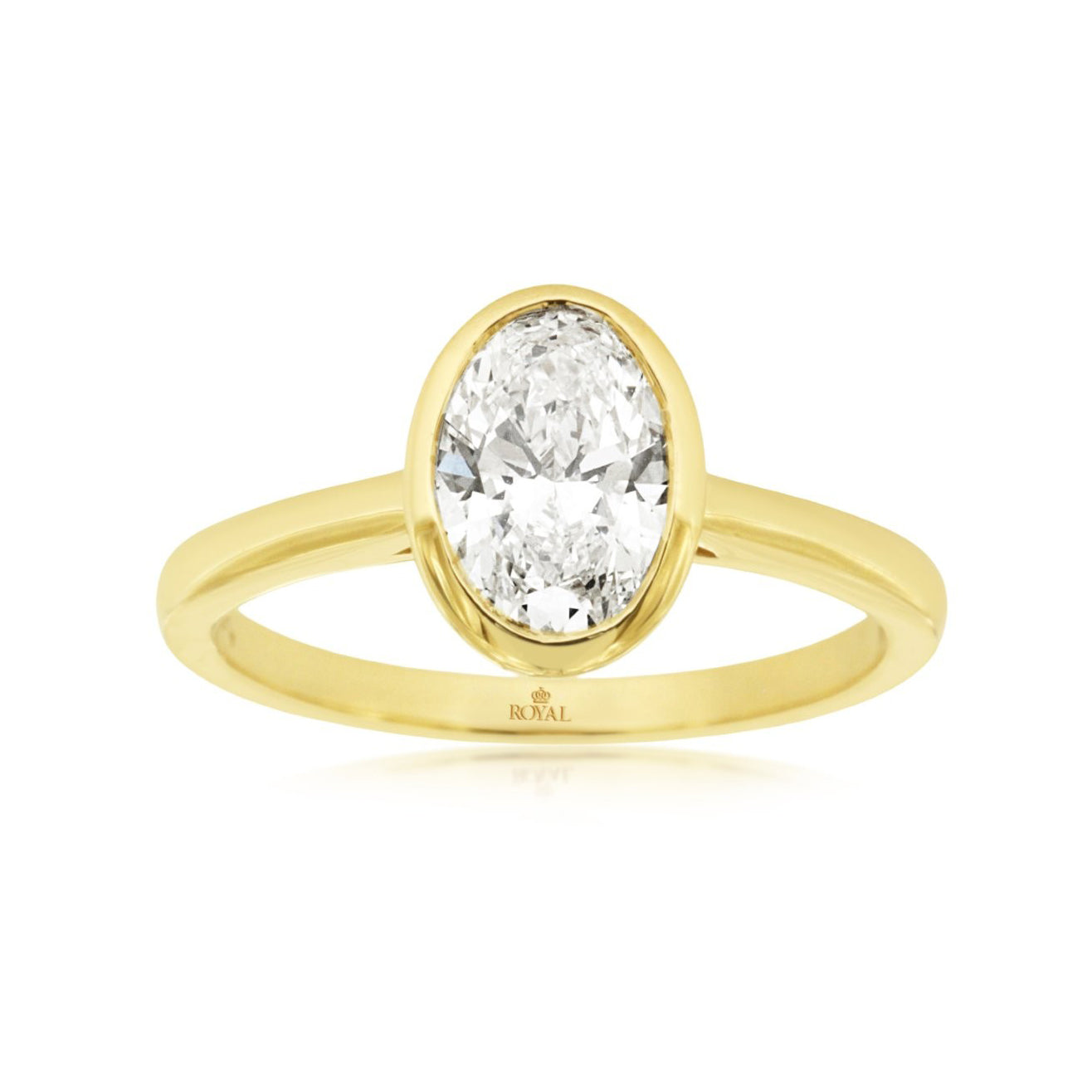 14k 1.1ct Lab-Created Diamond Ring