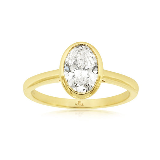 14k 1.1ct Lab-Created Diamond Ring