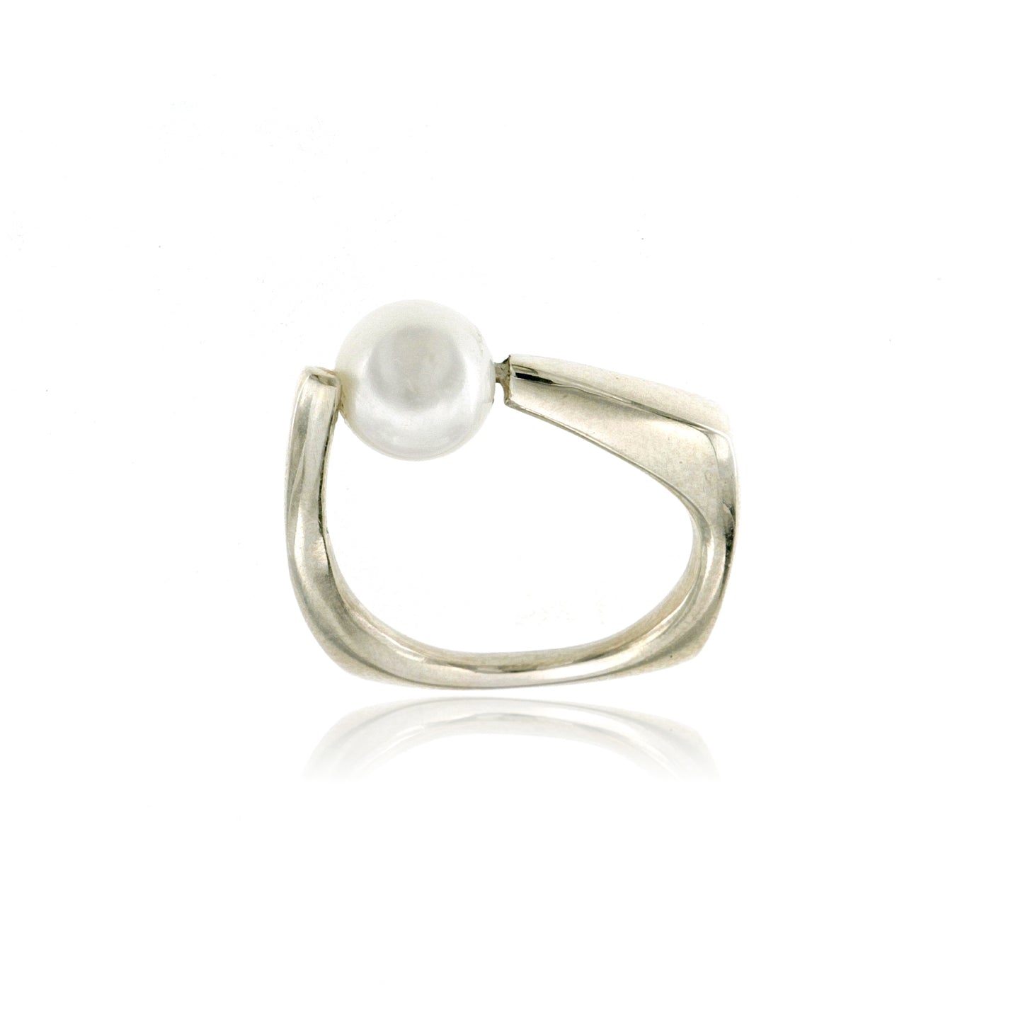 Mysterium Collection Geometric Pearl Ring