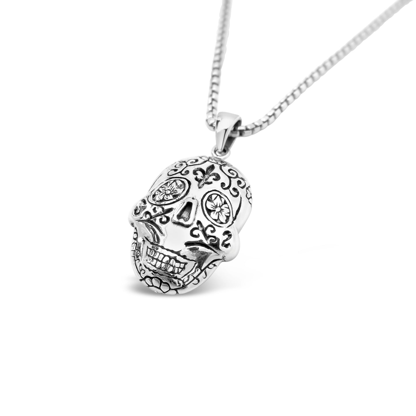 Cristy Cali Sugar Skull Pendant (lg)