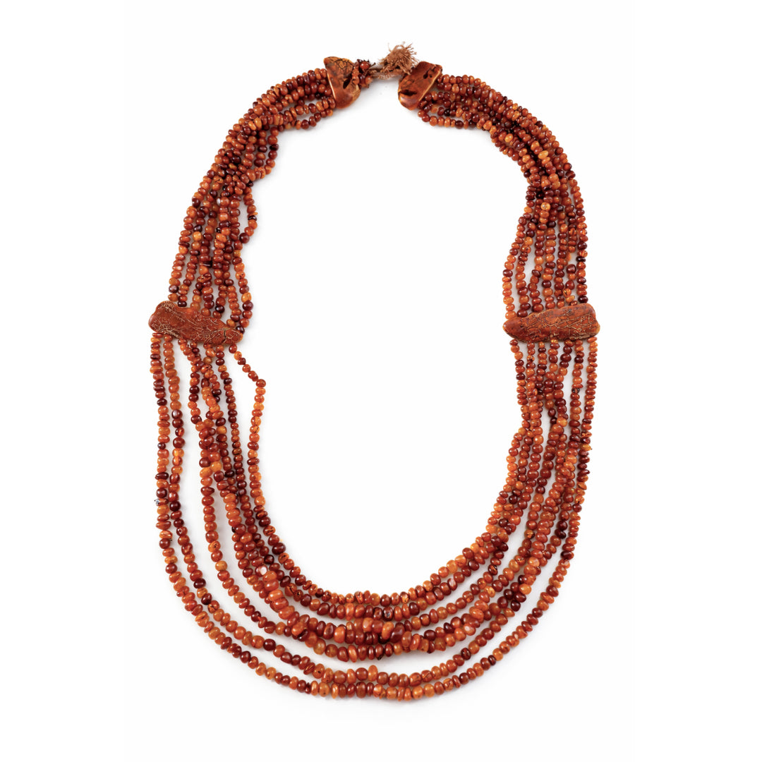 One-of-a Kind Vintage 7-Strand Baltic Amber Statement Necklace