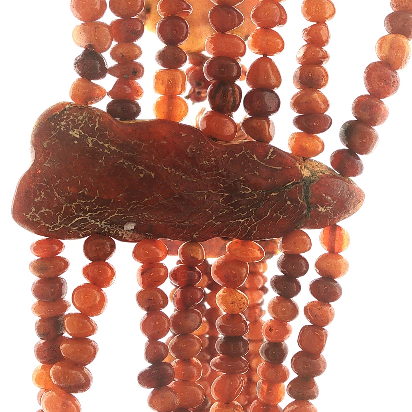 One-of-a Kind Vintage 7-Strand Baltic Amber Statement Necklace