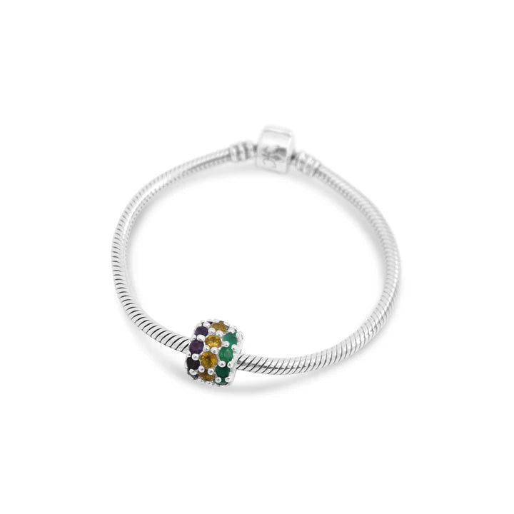 Cristy Cali Semi-Precious Mardi Gras Bracelet Charm