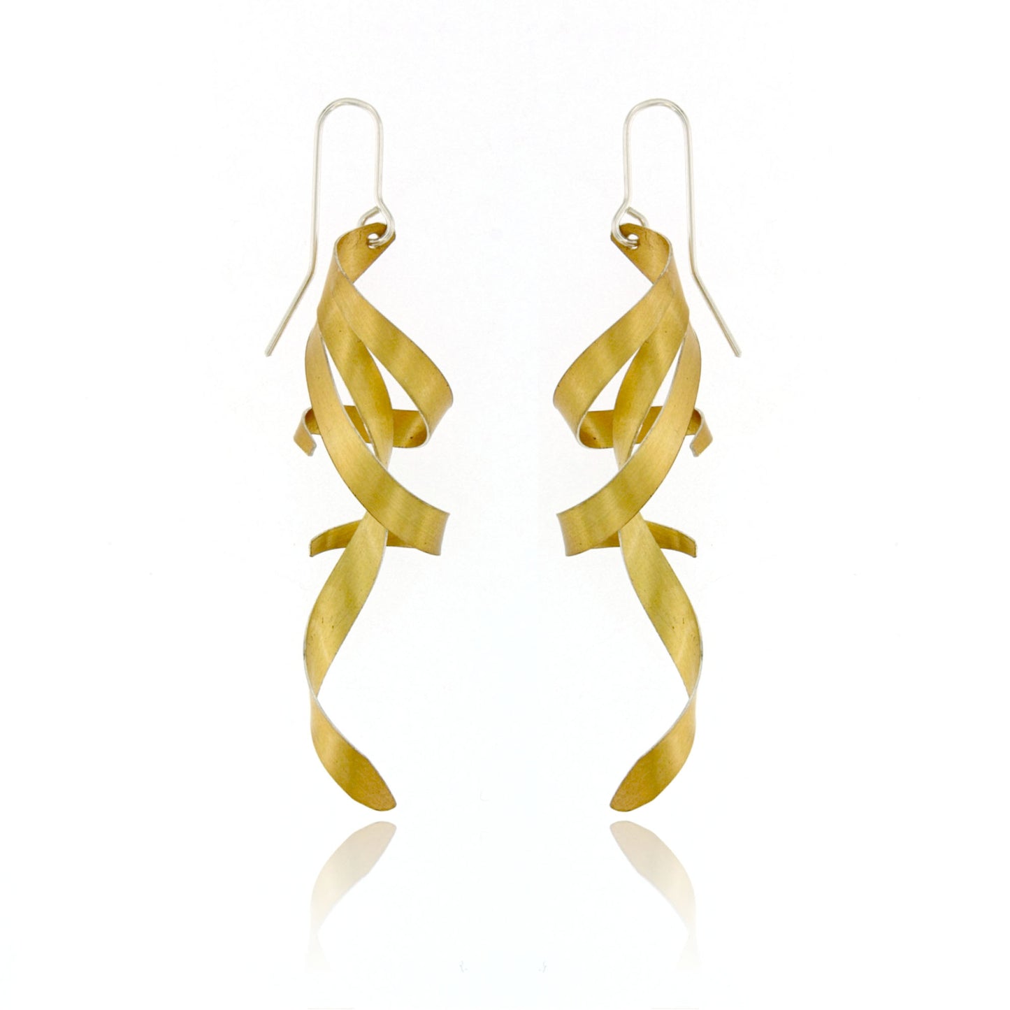 Mysterium Collection Sterling & Gold Twisted Earrings