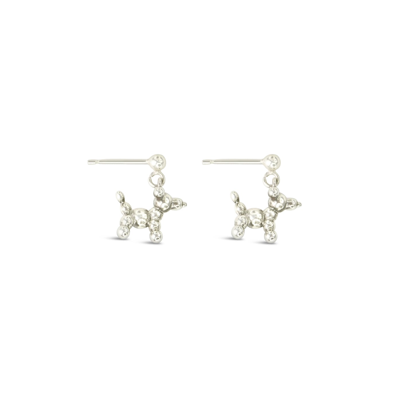 Cristy Cali Petite Mardi Gras Bead Dog Earrings