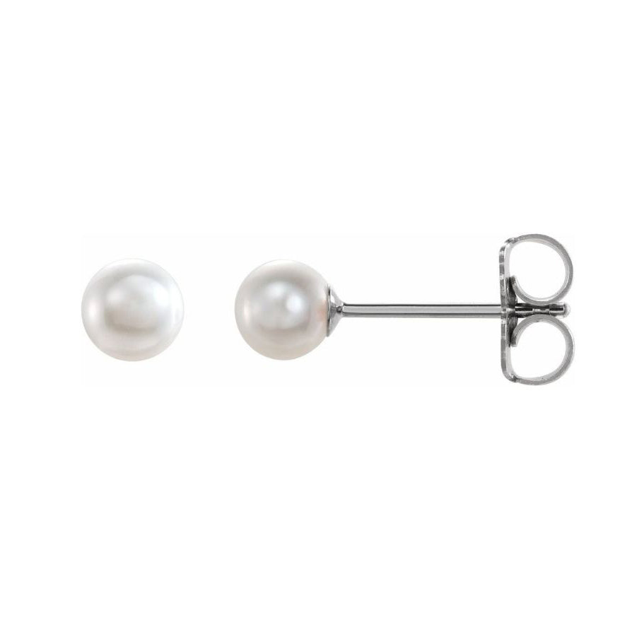 Akoya 6-6.5mm Cultured Pearl Earrings