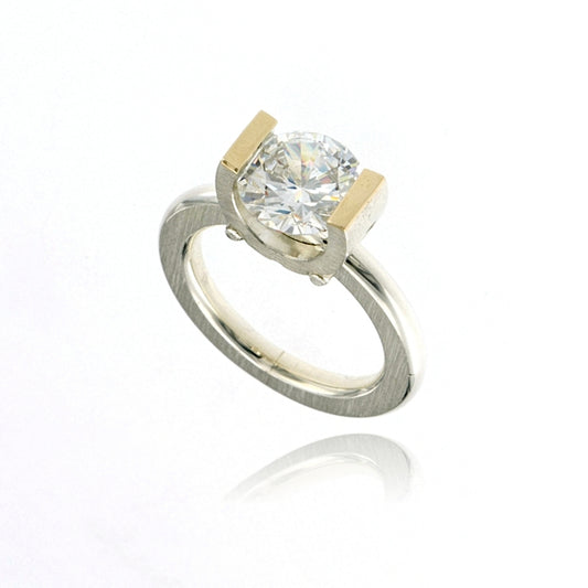 Mysterium Collection Sterling & 14k Cubic Zirconia Ring