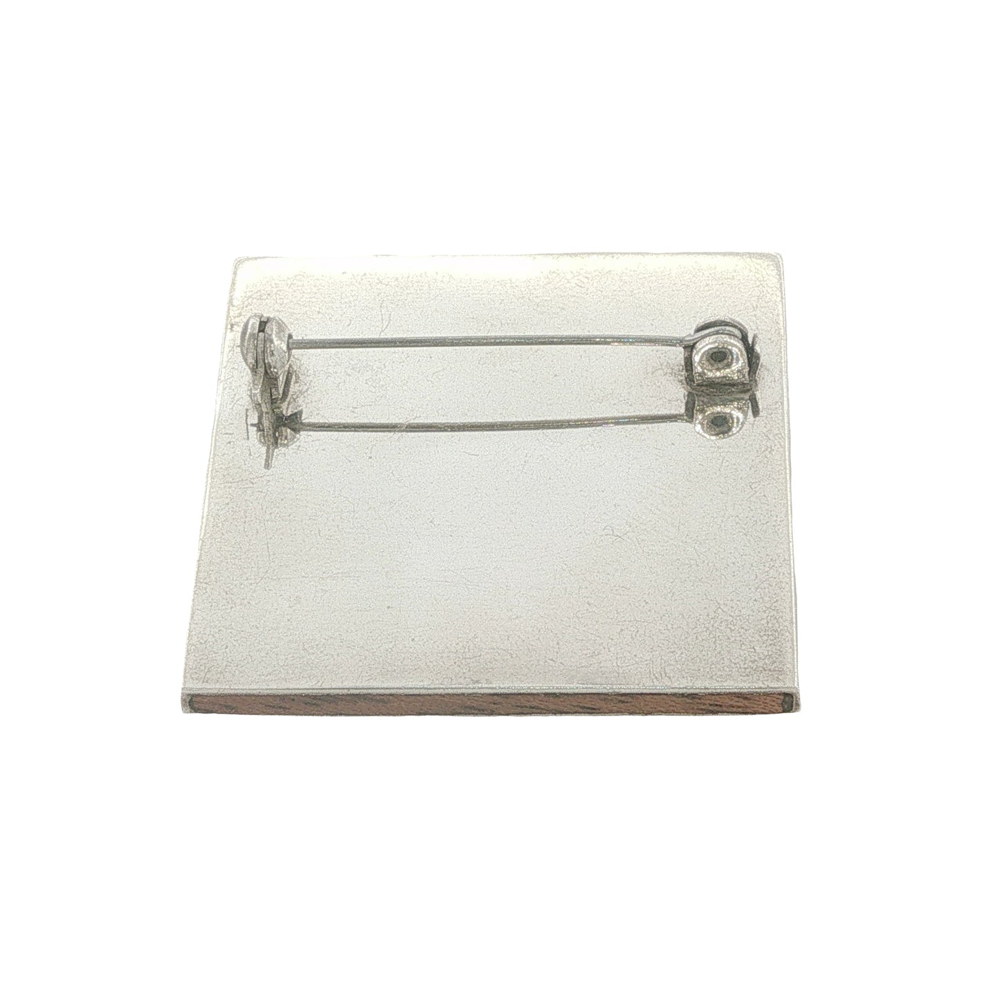 One-of-a Kind Vintage Sterling & Copper Brooch