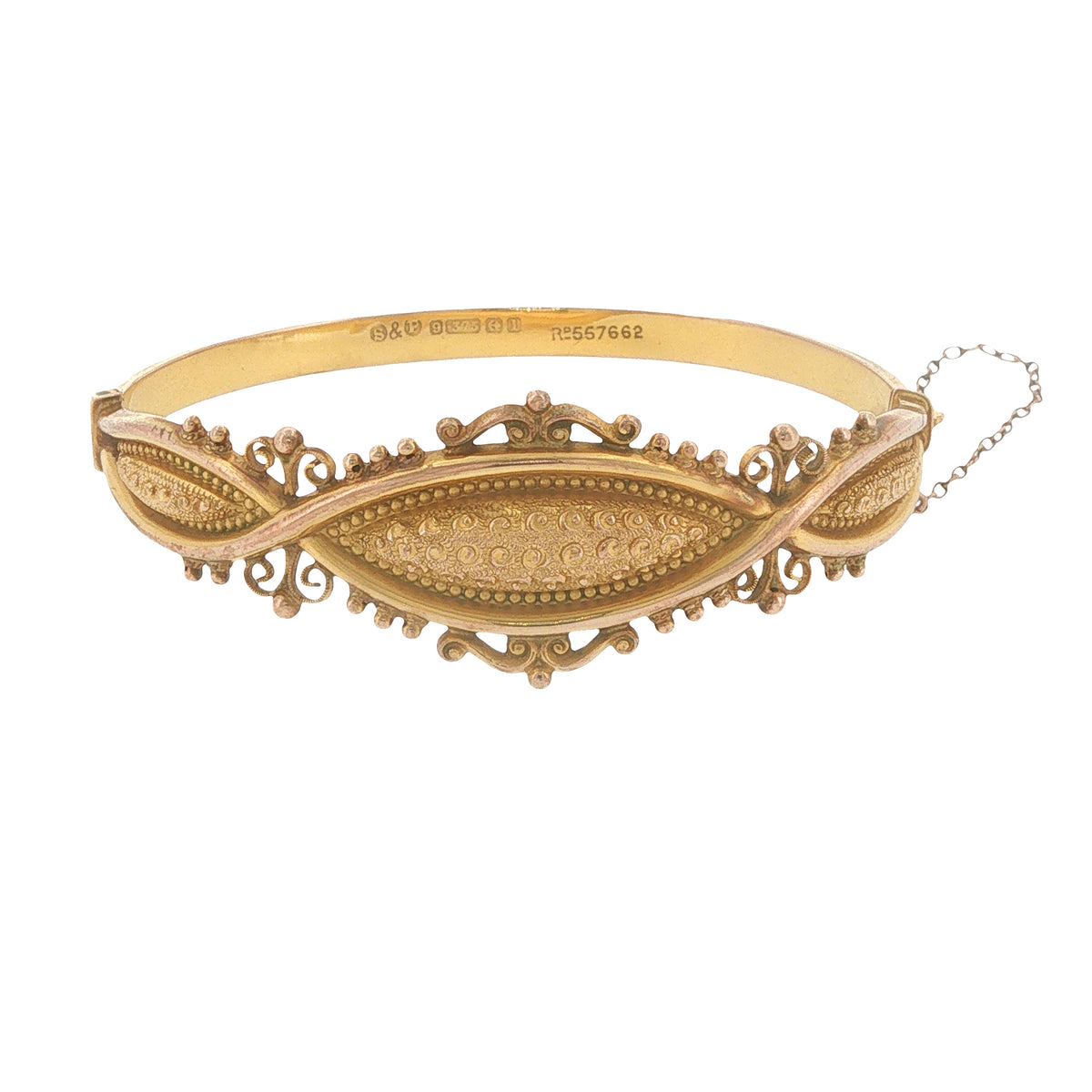 Estate Collection Antique Edwardian Smith & Pepper 9k Bangle