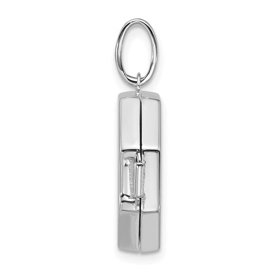 Sterling Silver Polished Octagon Locket