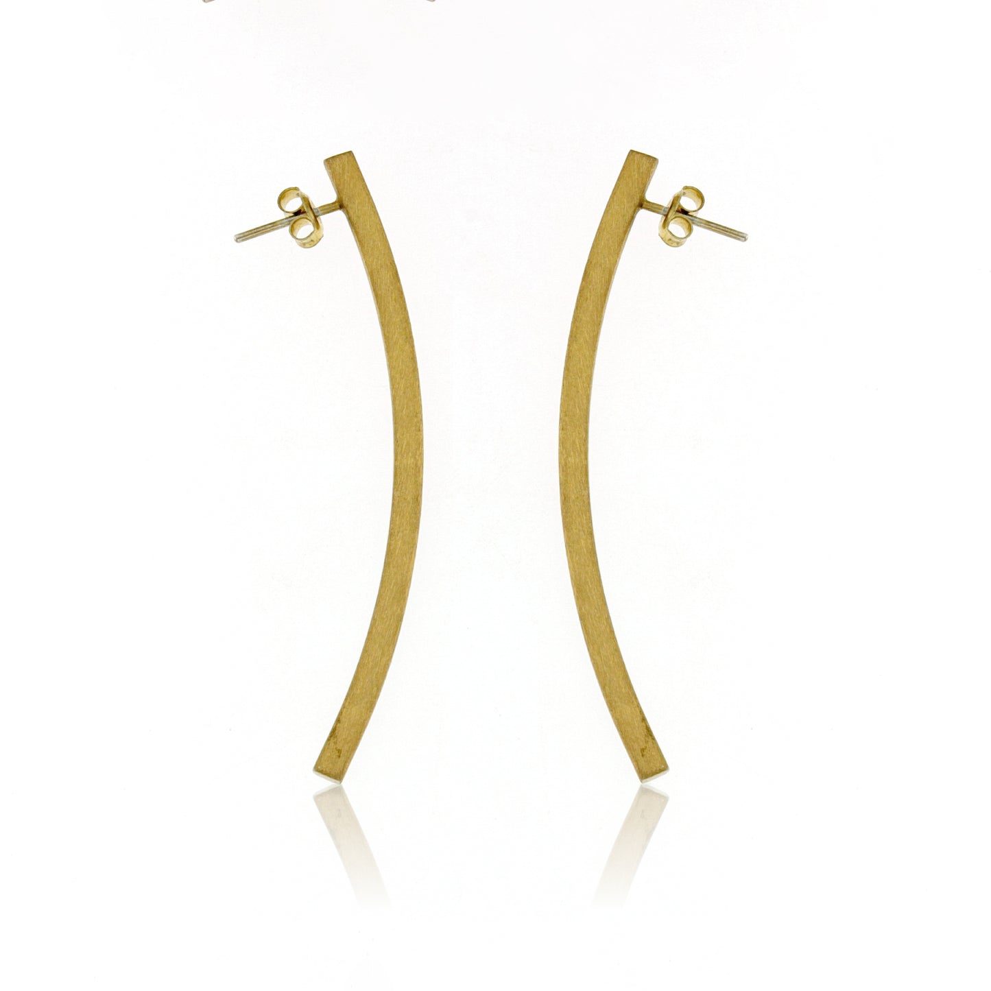 Mysterium Collection Sterling Vermeil Curved Post Earrings