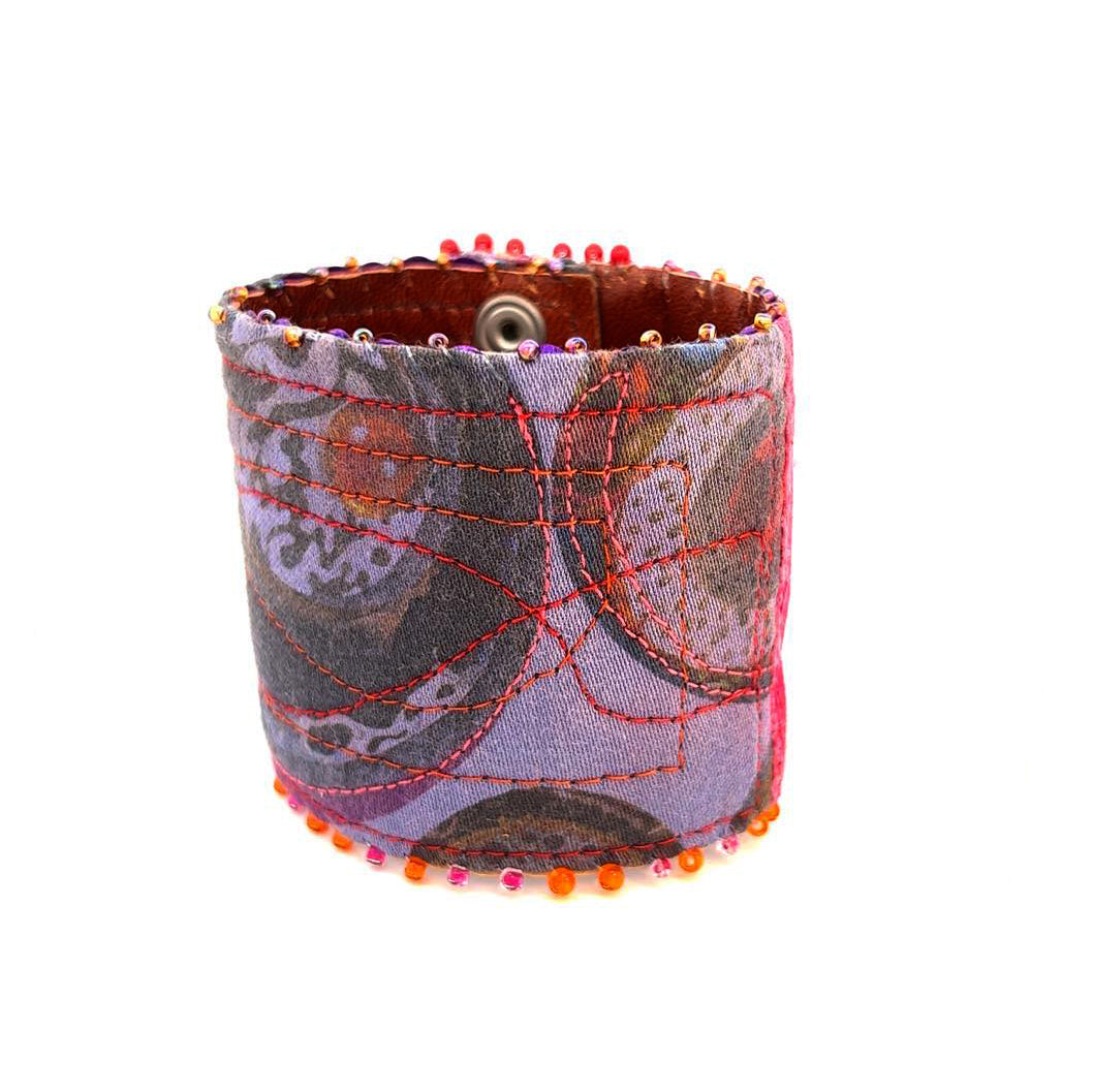 Mysterium Collection Beaded Lace Cuff Bracelet