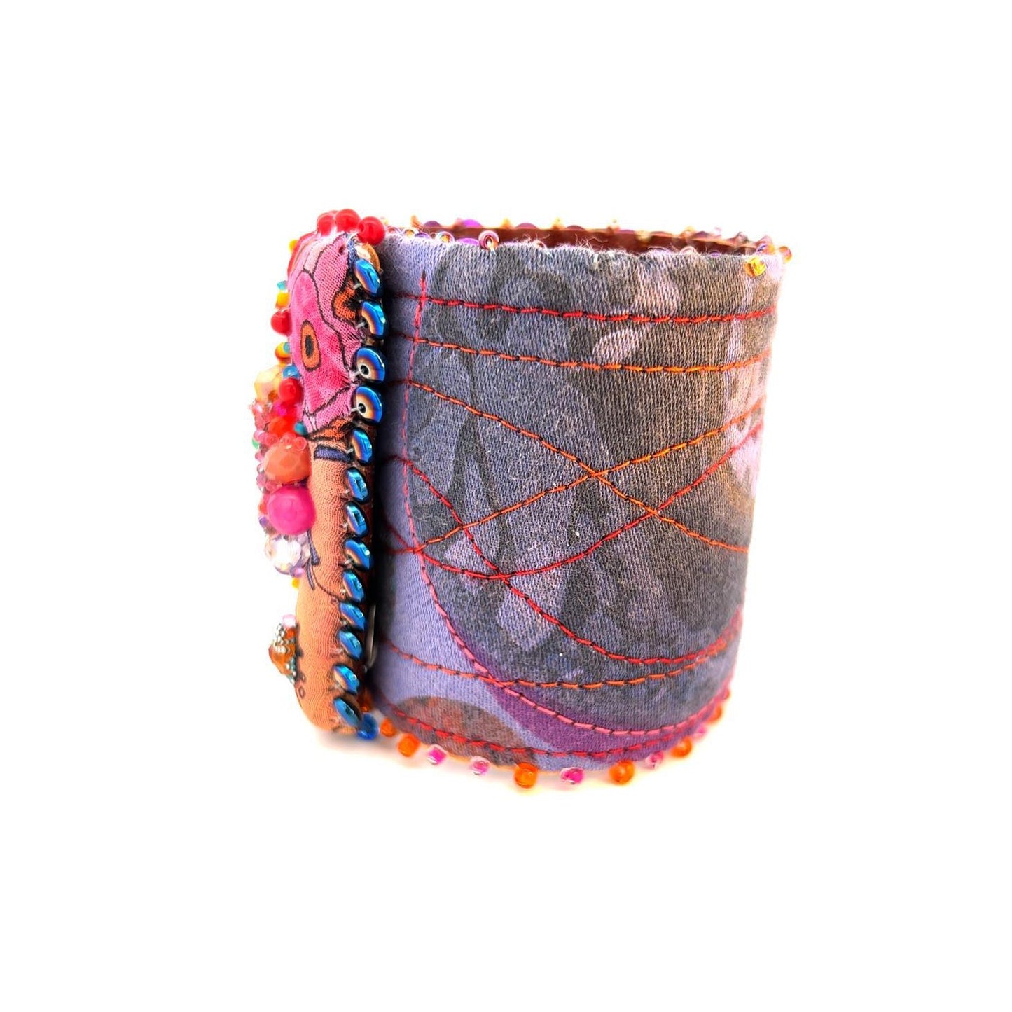 Mysterium Collection Beaded Lace Cuff Bracelet